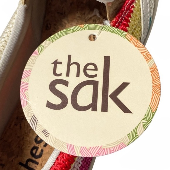 NWT The Sak Cadenza Womens Beach Stripe Fabric Slip On Flats Size 7.5 - Picture 10 of 16